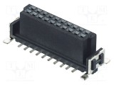 Conector PCB-PCB mamă 40 PIN 1,27mm HARWIN UL94V-0