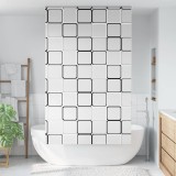 VidaXL Jaluză cu role de duș 140x240 cm lățime material 136 cm