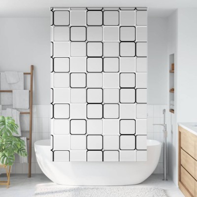 vidaXL Jaluzea cu role de duș 140x240 cm lățime material 136 cm foto