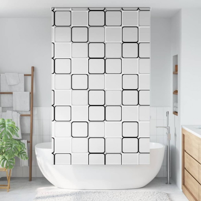 vidaXL Jaluzea cu role de duș 140x240 cm lățime material 136 cm