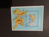 Coliță Laos 1985 - Floră Tropicală, Orhidee Rară Catasetum Fimbriatum, Botanică, Ștampilată -A333