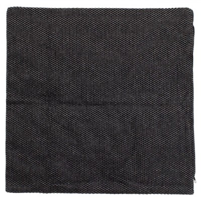 Fata de Perna Decorativa Neagra Bicolora cu Model 45x45 cm foto
