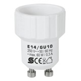 Adaptor Soclu E14 la GU10, Max 60W, Home By Somogyi, Conversie Bec E14-GU10
