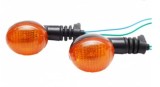 Set Semnalizari Moto Scuter Rotunde Portocalii Bec