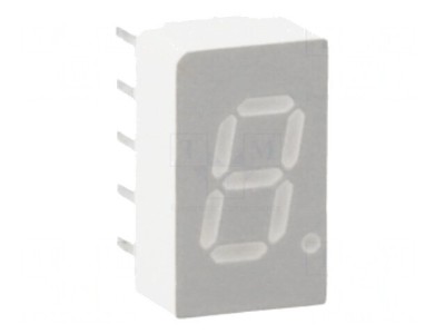 Afișaj LED 7 Segmente 7.62mm Roșu foto