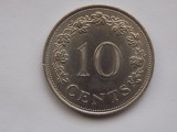 10 CENTS 1972 MALTA-XF