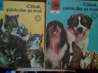 Virgil Popa - Cainii, pisicile si noi, 2 volume (editia 1978) foto