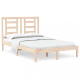 Cumpara ieftin Cadru de pat mic dublu, 120x190 cm, lemn masiv