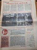 Ziarul flacara 8 octombrie 1982 - articolul calatorie la rucar , articol delta dunarii,fotbal u.craiova-fiorentina 4-3,dinamo-dukia praga 3-2