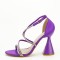 Sandale mov elegante cu toc conic BD116 130