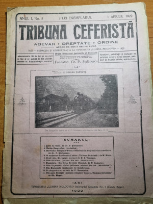 tribuna ceferista 1 aprilie 1922-eroii de la marasesti,tribuna CFR foto
