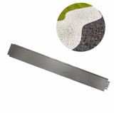 Bordură de gazon metal Alu/Zinc 100 cm x 14 cm