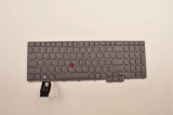 Tastatura Laptop, Lenovo, ThinkPad T16 Gen 1 Type 21BV, 21BW, 21CH, 21CJ, iluminata, gri, layout US