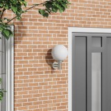 vidaXL Lampa de perete exterioară din oțel inoxidabil argintiu IP44