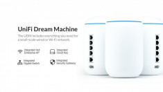 Ubiquiti unifi dream machine high?performance dual band 802.11ac 4x4 wave 2 ap managed 4-port gigabit foto