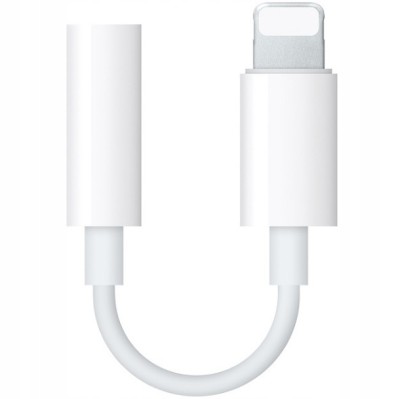 Adaptor Pentru Telefon, Cablu Adaptor Conector Pentru Iphone, Jack 3.5Mm, Alb foto