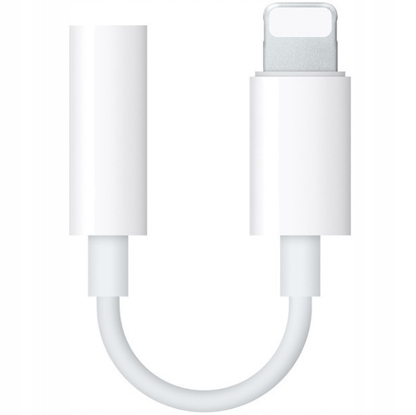 Adaptor Pentru Telefon, Cablu Adaptor Conector Pentru Iphone, Jack 3.5Mm, Alb