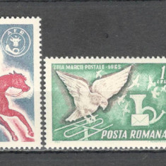 Romania.1965 Ziua marcii postale ZR.243