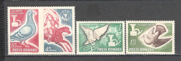 Romania.1965 Ziua marcii postale ZR.243