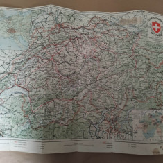 bnk div Elvetia - harta turistica 1933