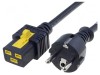 Cablu Alimentare 16A CEE 7/7 la IEC C19 6m Blocare PVC