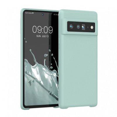 Husa pentru Google Pixel 6 Pro, Silicon, Verde, 55863.50, kwmobile foto
