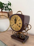 Ceas mecanic vintage Belcanto &ndash; Franz Hermle 141-050, pendul, bătaie, Germania