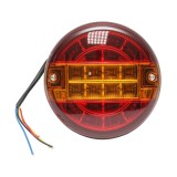 Lampa spate LED rotunda pentru camion si remorca, 139 mm, 12/24V