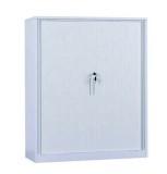 Dulap metalic Premium Asamblat cu usi tambur/pliante 2 rafturi 1000x420x1200 mm (LxlxH), 50 kg/polita, PLUS