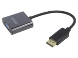 Convertor DisplayPort 1.1 0,2m Negru