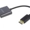 Convertor DisplayPort 1.1 0,2m Negru