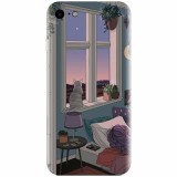 Husa silicon pentru Apple Iphone 5 / 5S / SE, Girl Room