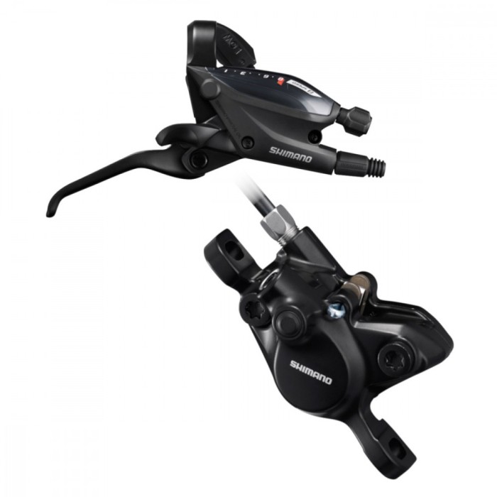 Frana disc hidraulica Shimano Altus,ST-EF505/BR-MT200 cu maneta de schimbator 8... Cod:EEF5052K8RXRA170P3