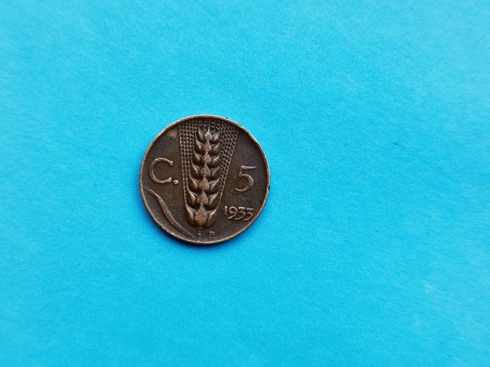 5 Centesimi 1933 Italia-