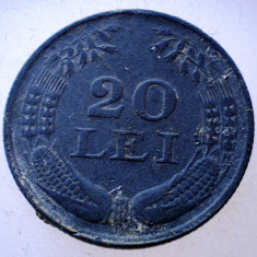 7.043 ROMANIA WWII MIHAI I 20 LEI 1943