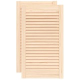 Cumpara ieftin Usi de dulap design lambriu, 2 buc., 69x39,4 cm, lemn masiv pin