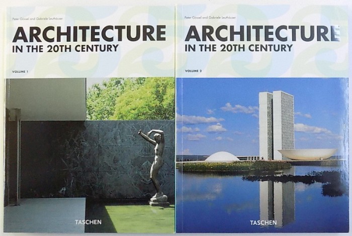 ARCHITECTURE IN THE 20 TH CENTURY by PETER GOSSEL and GABRIELE LEUTHAUSER , VOL. I - II , 2005