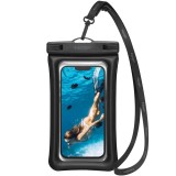 Husa universala pentru telefon (set 2) - Spigen Waterproof Case A610 - Black