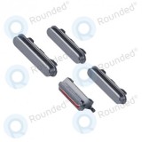 Set butoane de pornire 4buc negru pentru iPhone 6 Plus