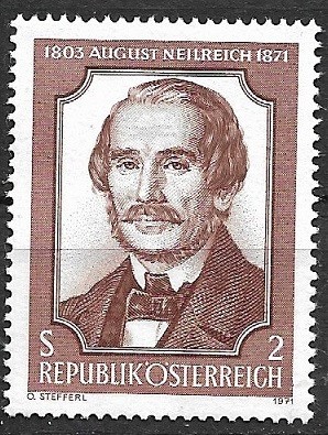 B2079 - Austria 1971 - Celebritati neuzat,perfecta stare