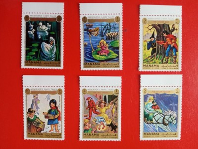 MANAMA, POVEȘTI ANDERSEN - SERIE COMPLETĂ MNH foto