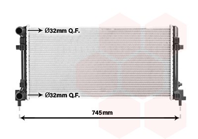 VAN WEZEL 03012701 Radiator, racire motor foto