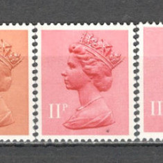 Anglia/Marea Britanie.1976 Regina Elisabeth II 4 buc.+varietati GA.118