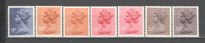 Anglia/Marea Britanie.1976 Regina Elisabeth II 4 buc.+varietati GA.118