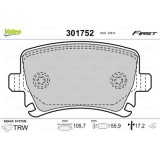 Valeo set placute frana, frana disc First