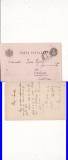 Carta postala 1889 - Intreg postal -circulat Falciu- Bucuresti- rara