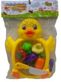 Set de jucarii alimentare din plastic cu suport ratusca