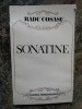 Sonatine - Radu Cosasu, Cartea Romaneasca, 1987, Roman, Beletristica, 245 pagini
