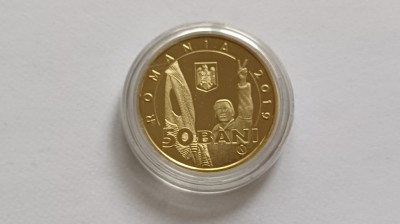 Romania - 50 bani 2019 Proof, Revolutia-in Capsula foto