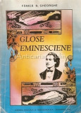 Cumpara ieftin Glose Eminesciene - Fanica N. Gheorghe - Editura Didactica 1996 - Critica Literara Eminescu